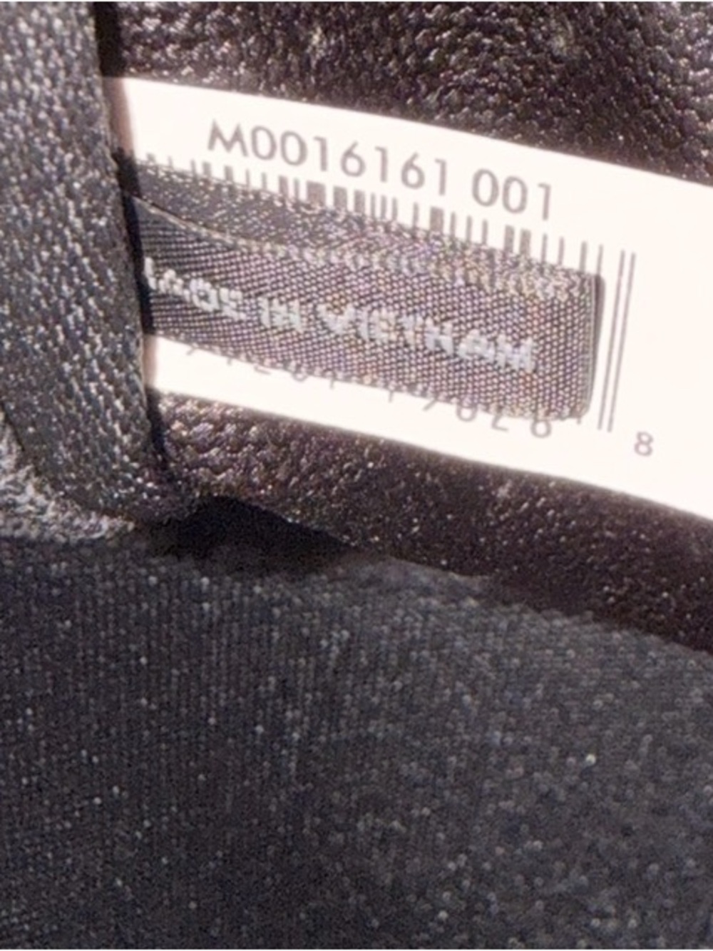Marc Jacobs Black Canvas 'The Tote Bag' with White Logo - Picture 3 of 3